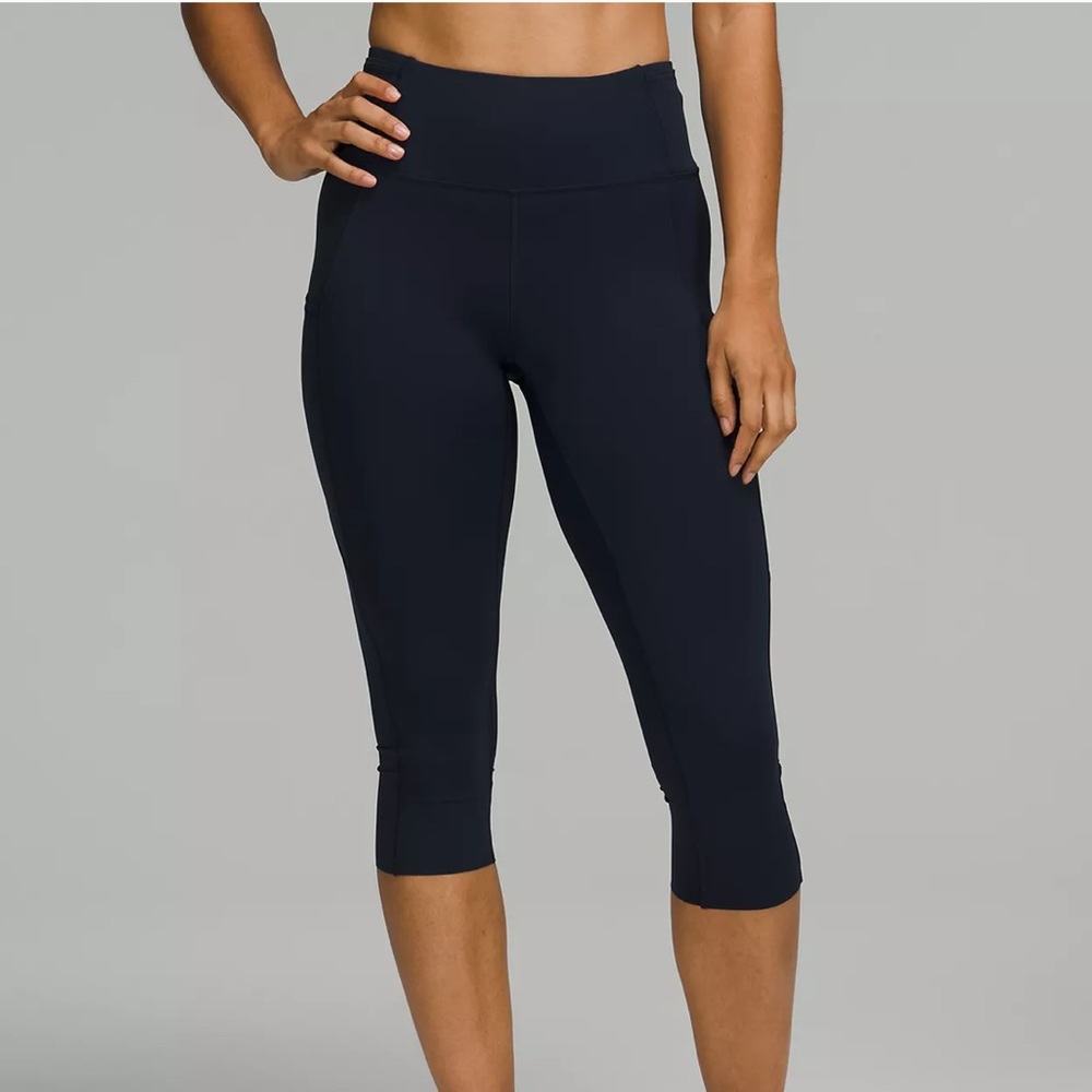 LULULEMON Fast and Free HR 19” inseam black size 4